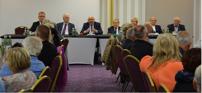 Spotkanie Prezesa PZD, Krajowego Zarządu PZD oraz Przewodniczącej KKR PZD z działaczami PZD z ROD Delegatury Rejonowej w Rudzie Śląskiej
